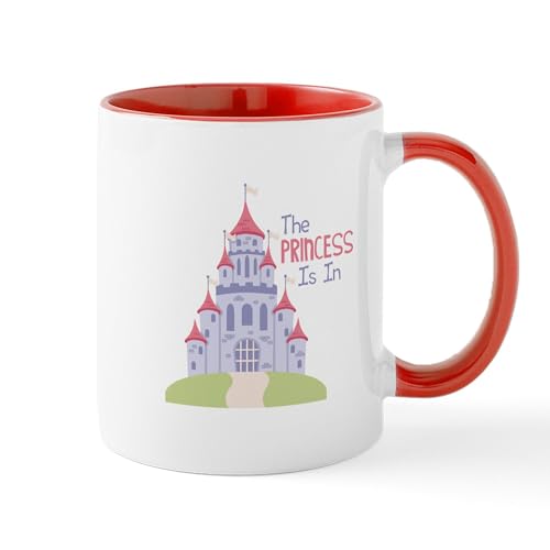 White/Red Inside - The Princess Is In Mugs