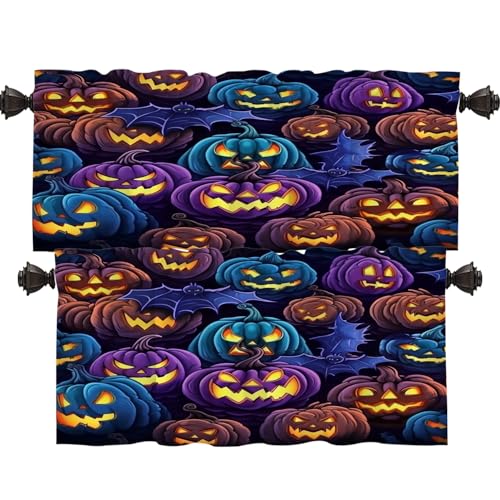 Halloween Colorful Pumpkins 3a Purple