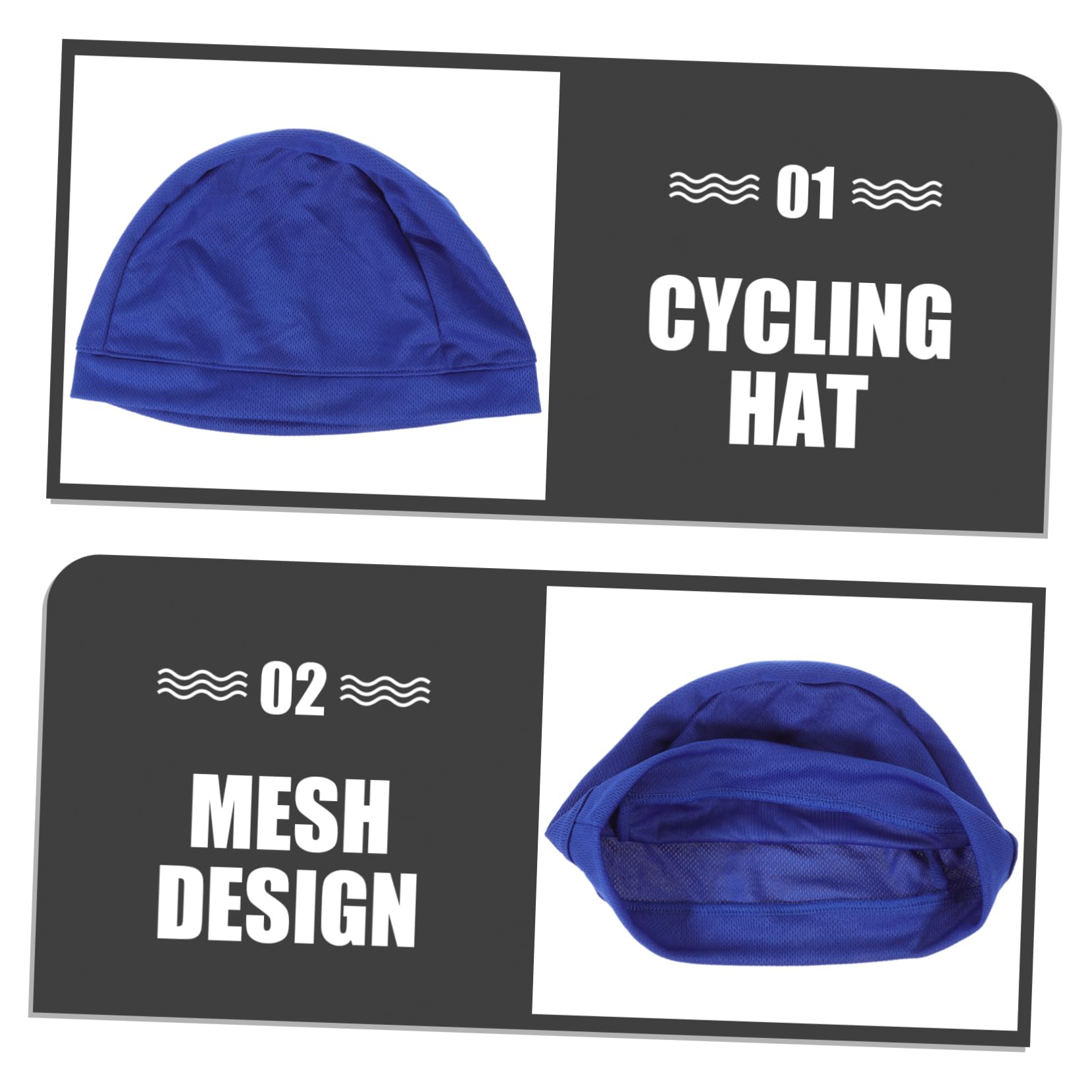 VANZACK Cycling & Motorcycle Helmet Liner Hat for Adults - UV Protection, Breathable & Portable Bike Helmet Inner Hat - Perfect for Road Biking, Motorcycle Riding & Outdoor Sports