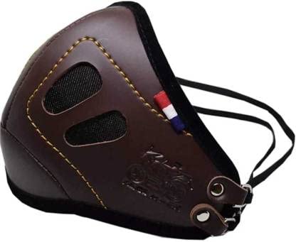 ZAMBET Genuine Leather Reusable Face Mask - Breathable & Washable for Daily Protection - Perfect for Travel, Work, and Outdoor Activities