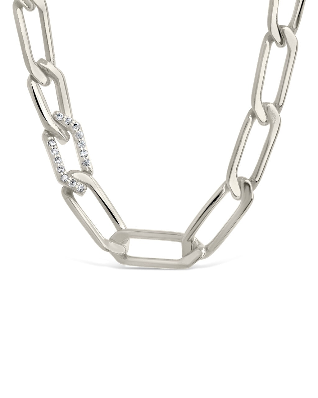 Elegant CZ Chain Necklace for Women - Sparkling Cubic Zirconia Pendant Jewelry - Perfect for Parties, Weddings & Everyday Wear