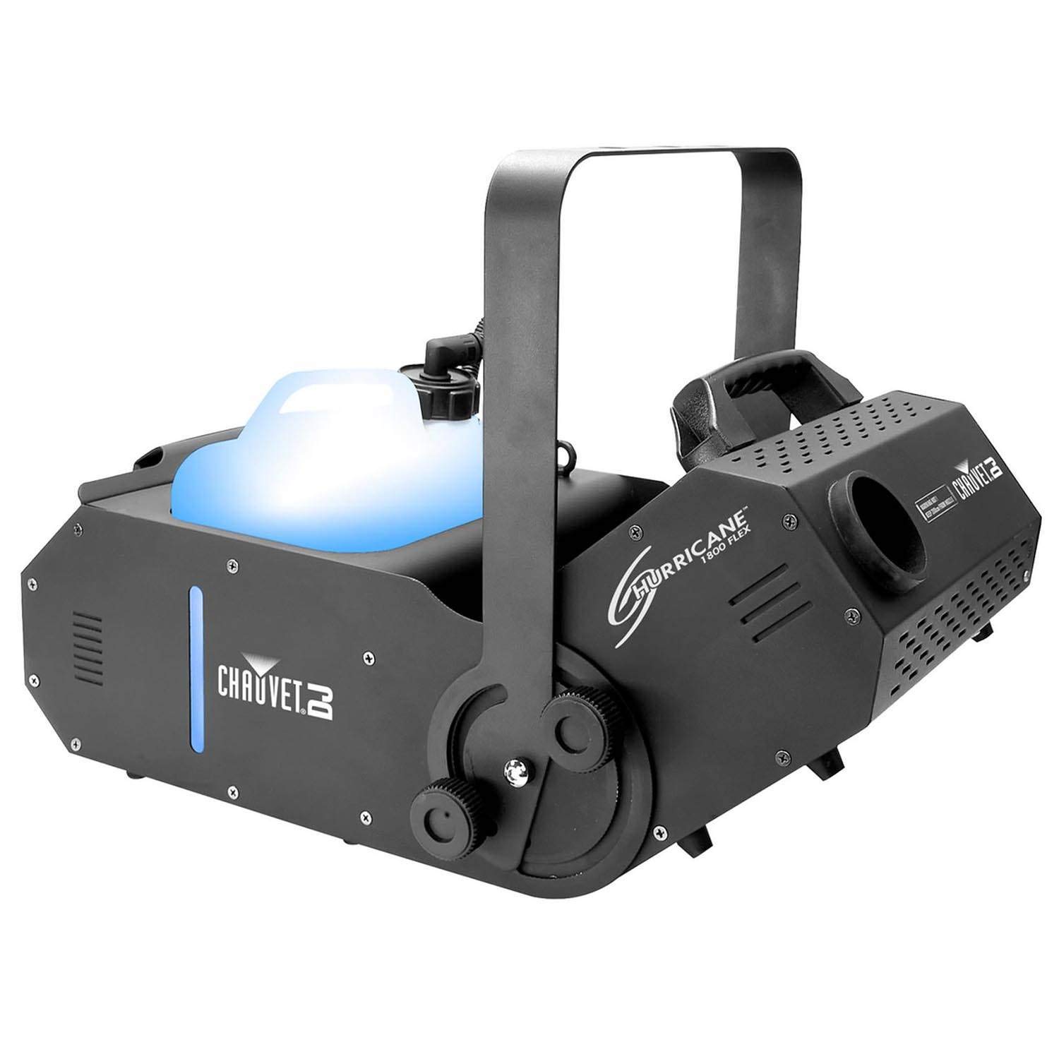 Chauvet H1800FLEX Professional Hurricane Fog Machine with 1 Gallon Fog Juice - High Output Smoke Effect for Stage, Halloween, Concerts & Events