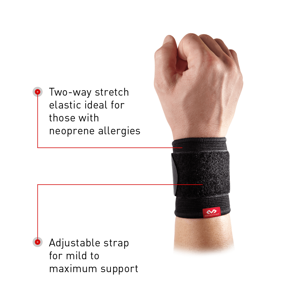 Adjustable Elastic Wrist Sleeve for Sports & Work - Support & Compression for Basketball, Tennis, Gym & Office Use