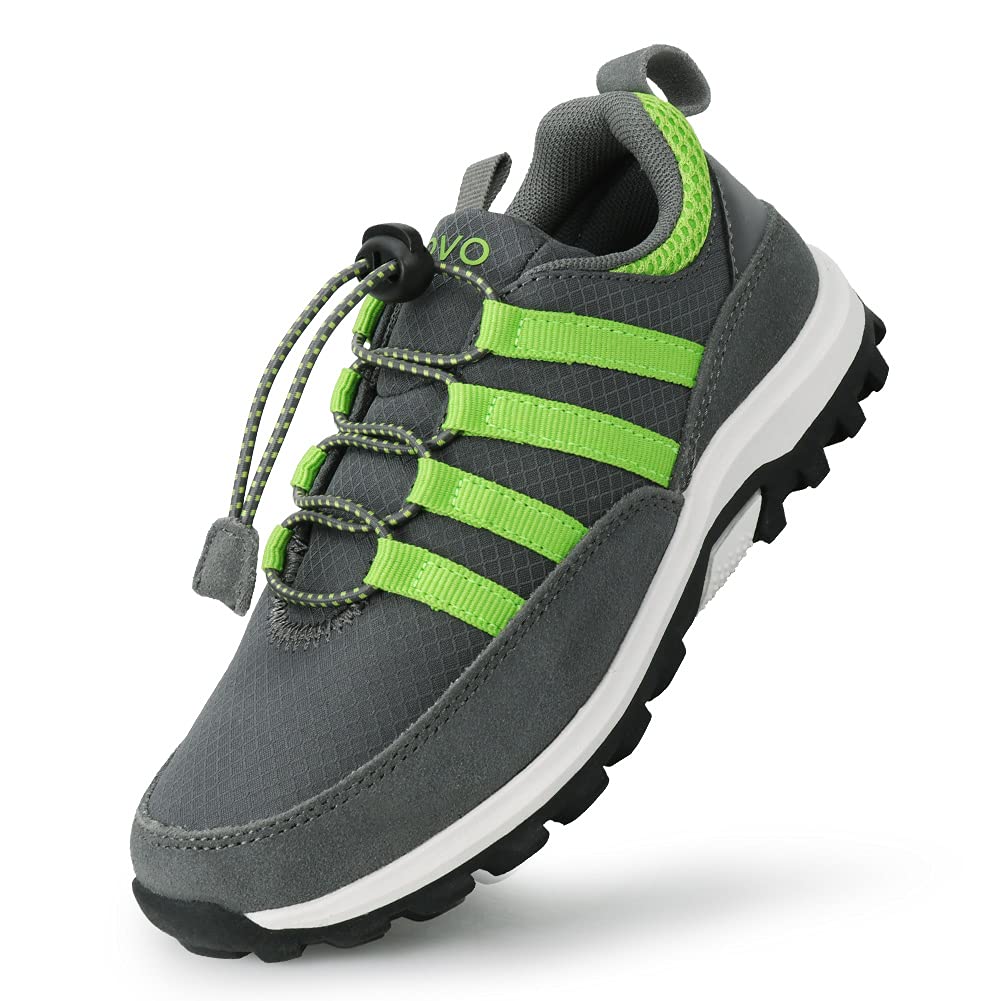 **UOVO Boys' Sneakers - Lightweight Running, Tennis & Hiking Shoes for Kids - Non-Slip Comfortable Athletic Outdoor Shoes for Little & Big Boys - Perfect for School, Sports & Playtime**
