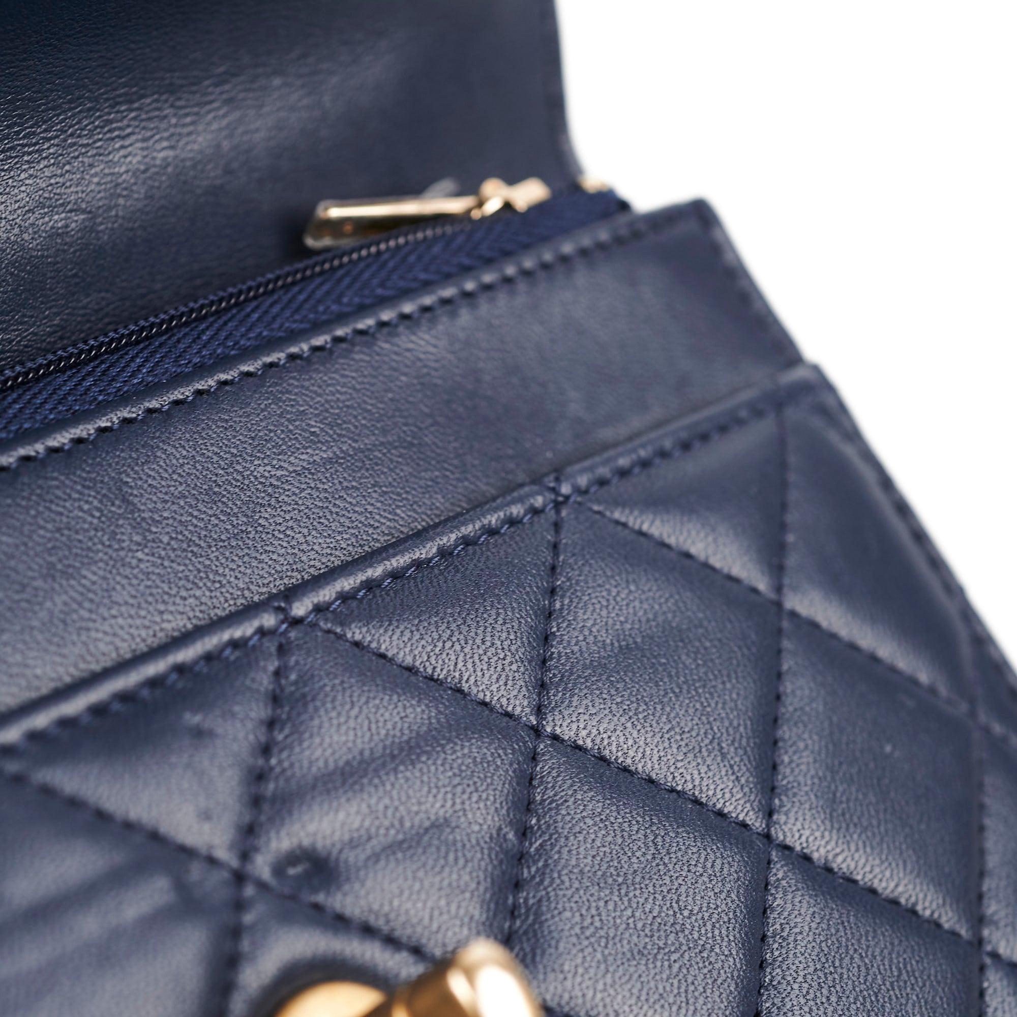 Chanel Seasonal Wallet On Chain Lambskin Navy Microchipped - Luxury Crossbody Bag for Women, Perfect for Parties, Date Nights & Special Occasions