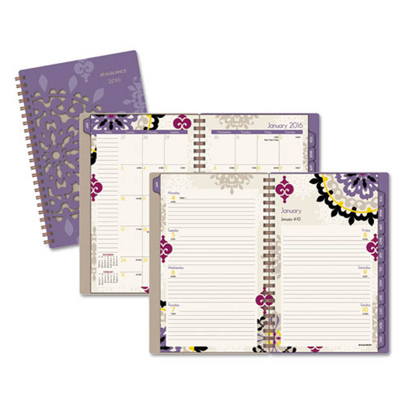2026 Vienna Weekly & Monthly Planner - Purple Appointment Book for Business & Personal Scheduling - Perfect for Office, School & Home Organization
