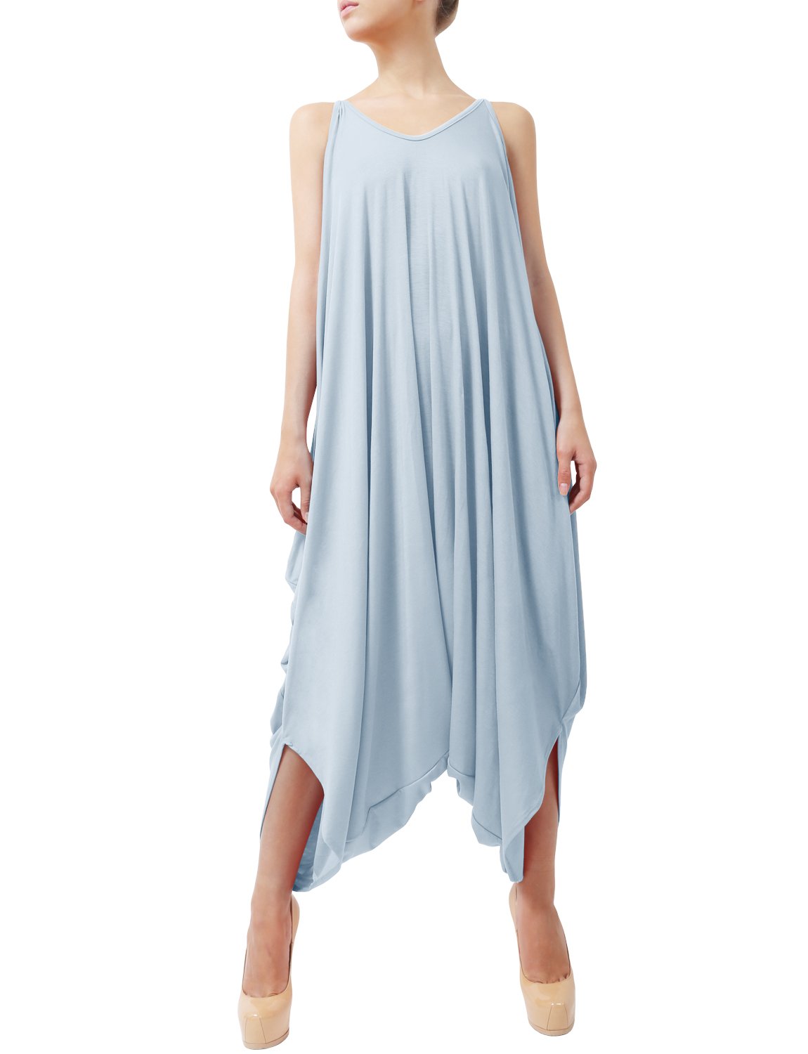 NE PEOPLE Women's Lightweight Loose Harem Jumpsuit - Comfortable Casual Romper for Plus Size S-3XL | Perfect for Yoga, Lounge Wear & Summer Outfits