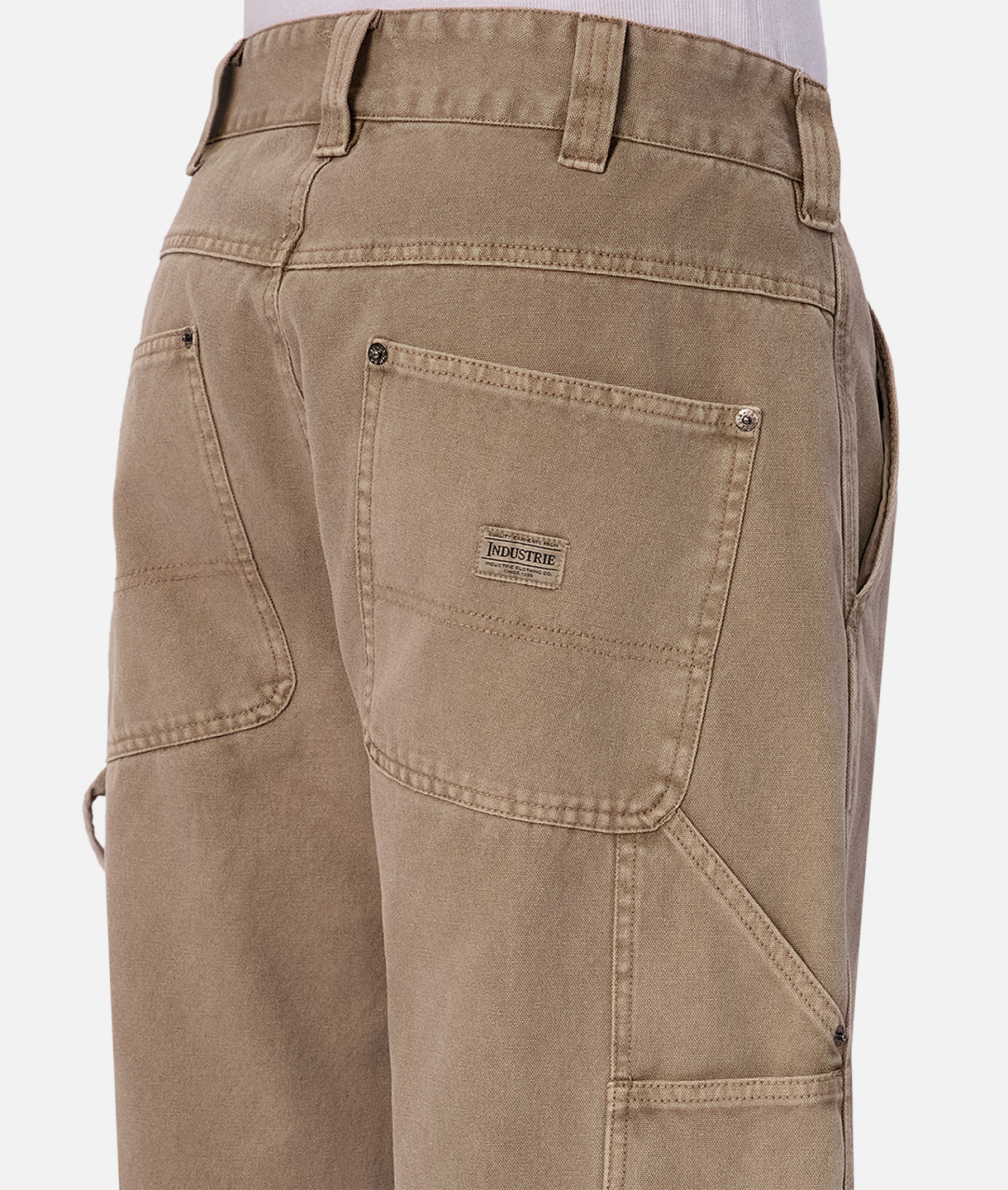 The Detroit Carpenter Pant - Durable Work Pants for Men in Stone Wash (Size 25) - Perfect for Construction, Woodworking & Outdoor Activities