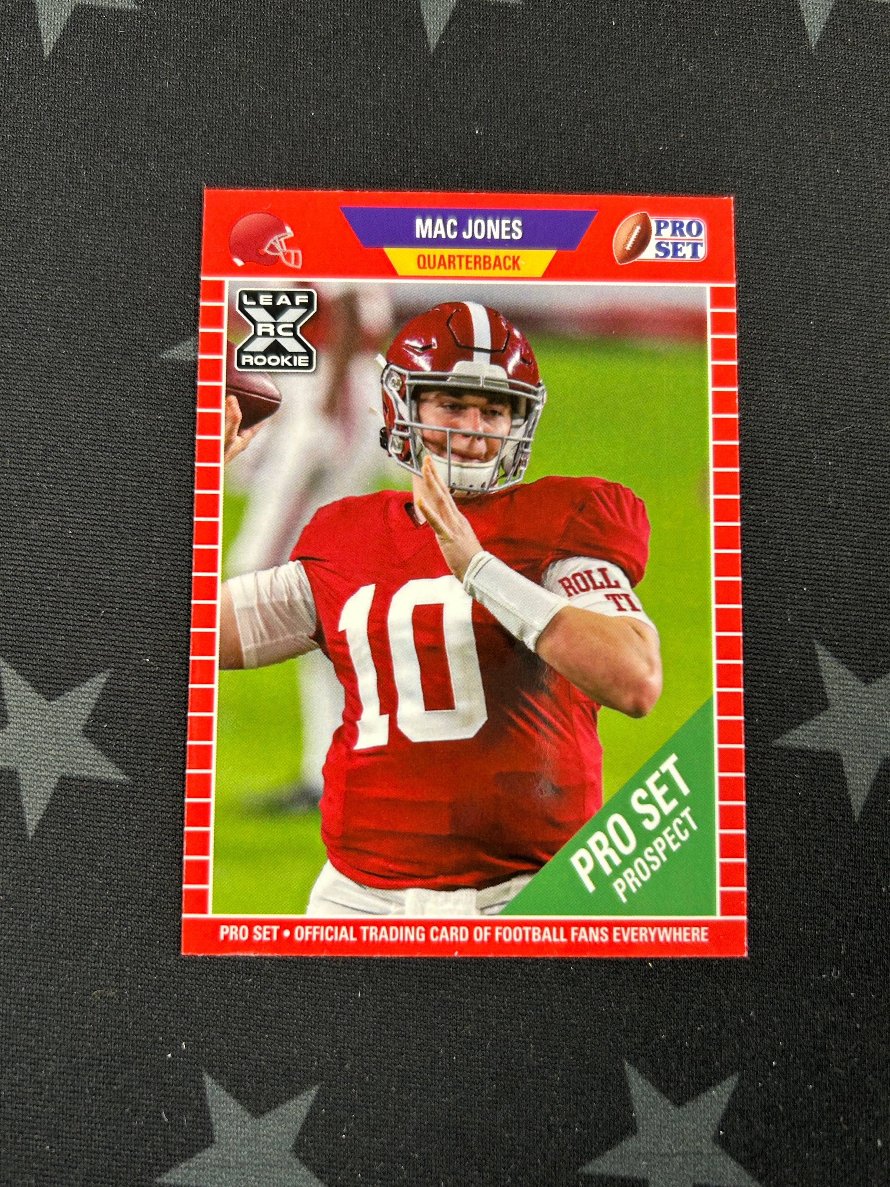 2021 Panini Leaf Pro Set Football Photo Variation SP Mac Jones Rookie Card #PS6 - Perfect for Collectors, Sports Memorabilia & Investment