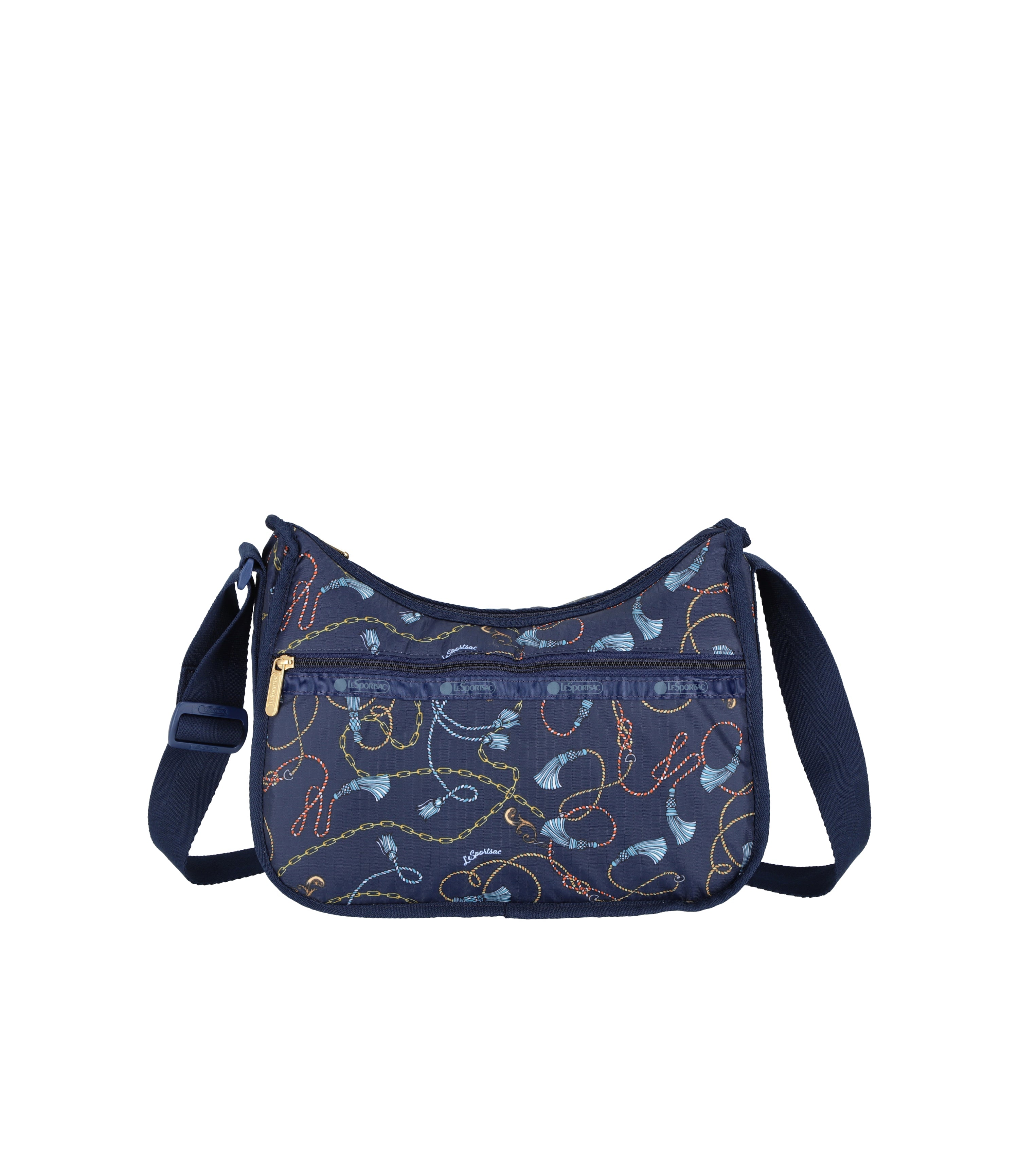 Navy Status Chain print