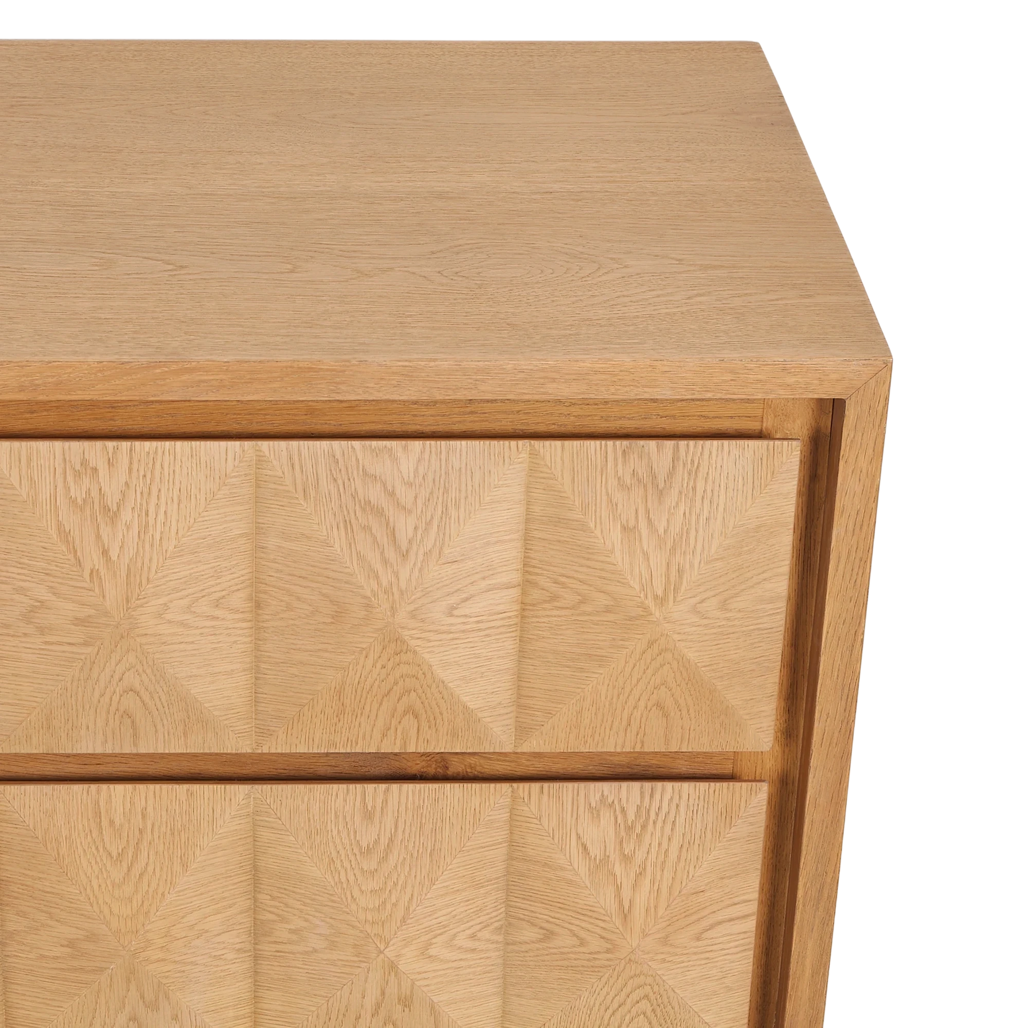 Modern Bruges Nightstand with Drawer - Solid Wood Bedside Table for Bedroom, Living Room & Guest Room - Stylish Storage Solution for Home Decor