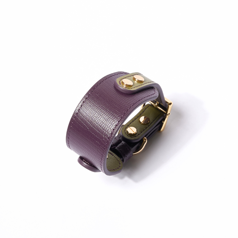 Premium Purrble Leather Cat Collar with Bell - Adjustable & Stylish Pet Accessory for Indoor & Outdoor Adventures