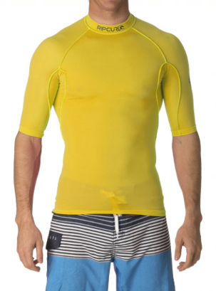 Rip Curl Junior Short Sleeve Rash Vest - UV Protection Swim Shirt for Kids - Multiple Colors - Perfect for Surfing, Swimming & Beach Activities