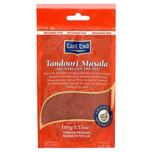 East End Tandoori Masala Powder 100g - Authentic Indian Spice Blend for Chicken, Meat & Grill - Perfect for BBQ, Curry & Home Cooking