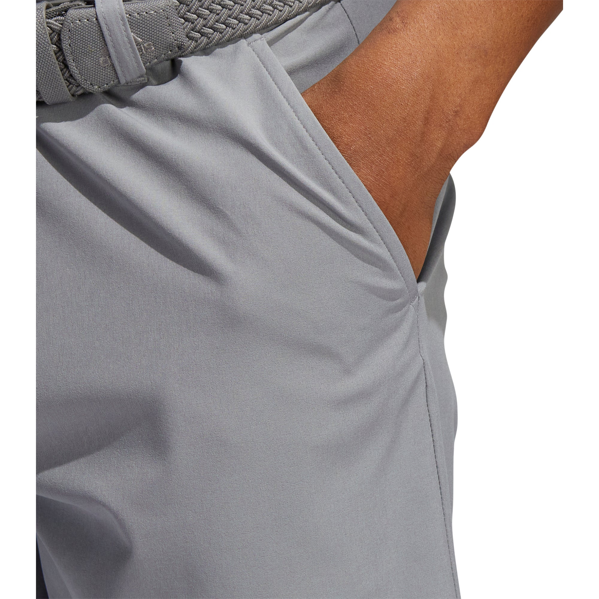 Adidas Ultimate365 Core Grey 10.5 Inch Men's Golf Shorts - Comfortable Athletic Shorts for Golfing & Casual Wear