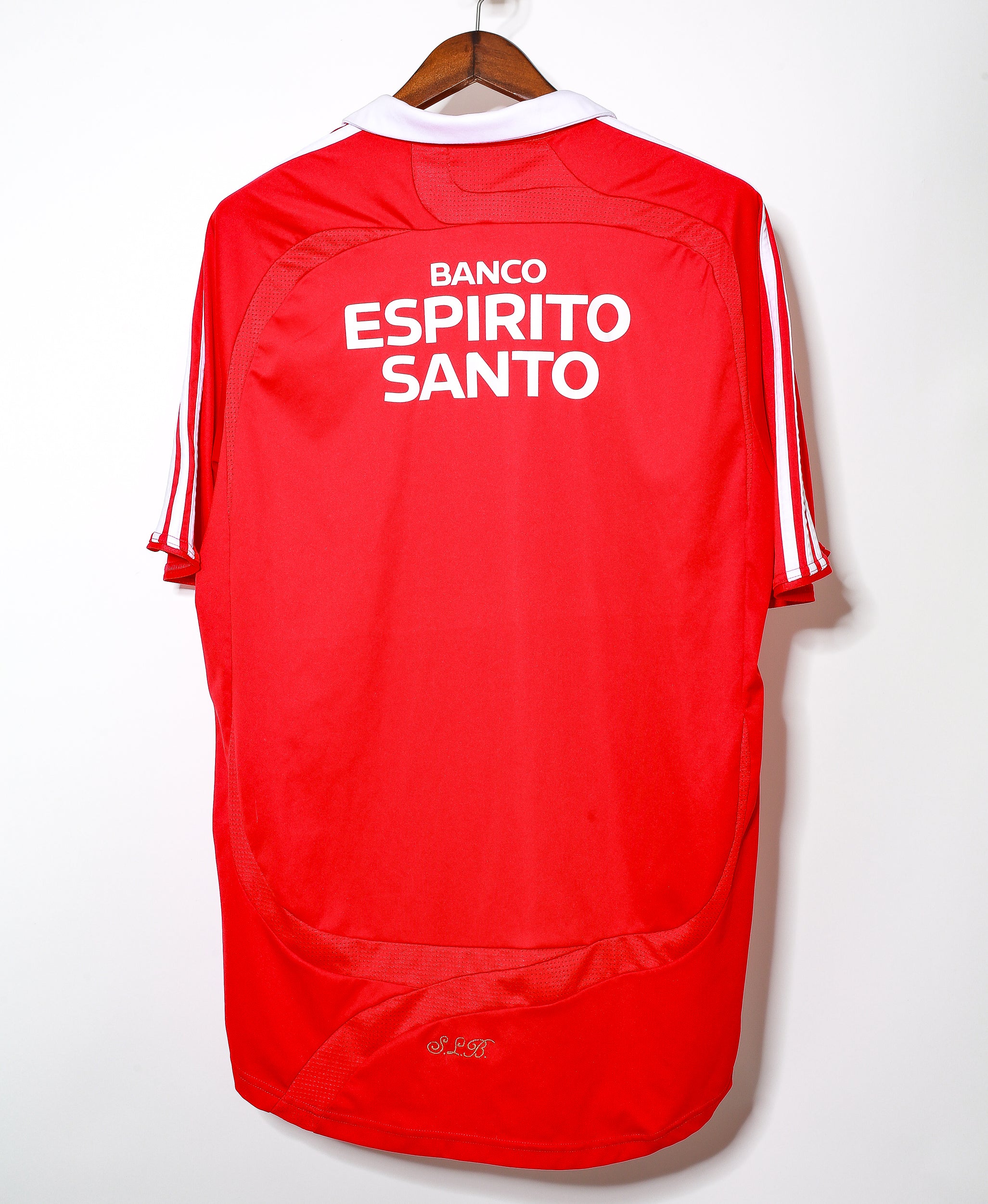 2007-2008 Benfica Home Jersey Size L - Authentic Soccer Jersey for Fans & Collectors - Perfect for Match Days, Gifts & Memorabilia