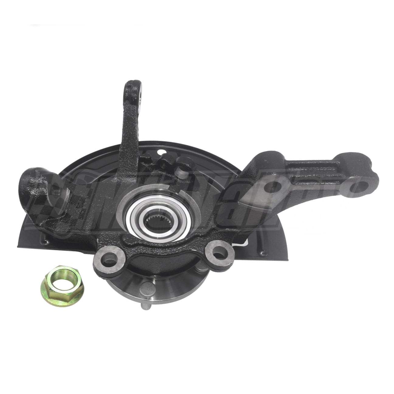 2002-2006 Nissan Altima 2.5L Front Left Wheel Hub Bearing & Steering Knuckle Assembly - Passenger Side Replacement Part - Perfect for DIY Repairs, Smooth Ride Restoration & Suspension Maintenance