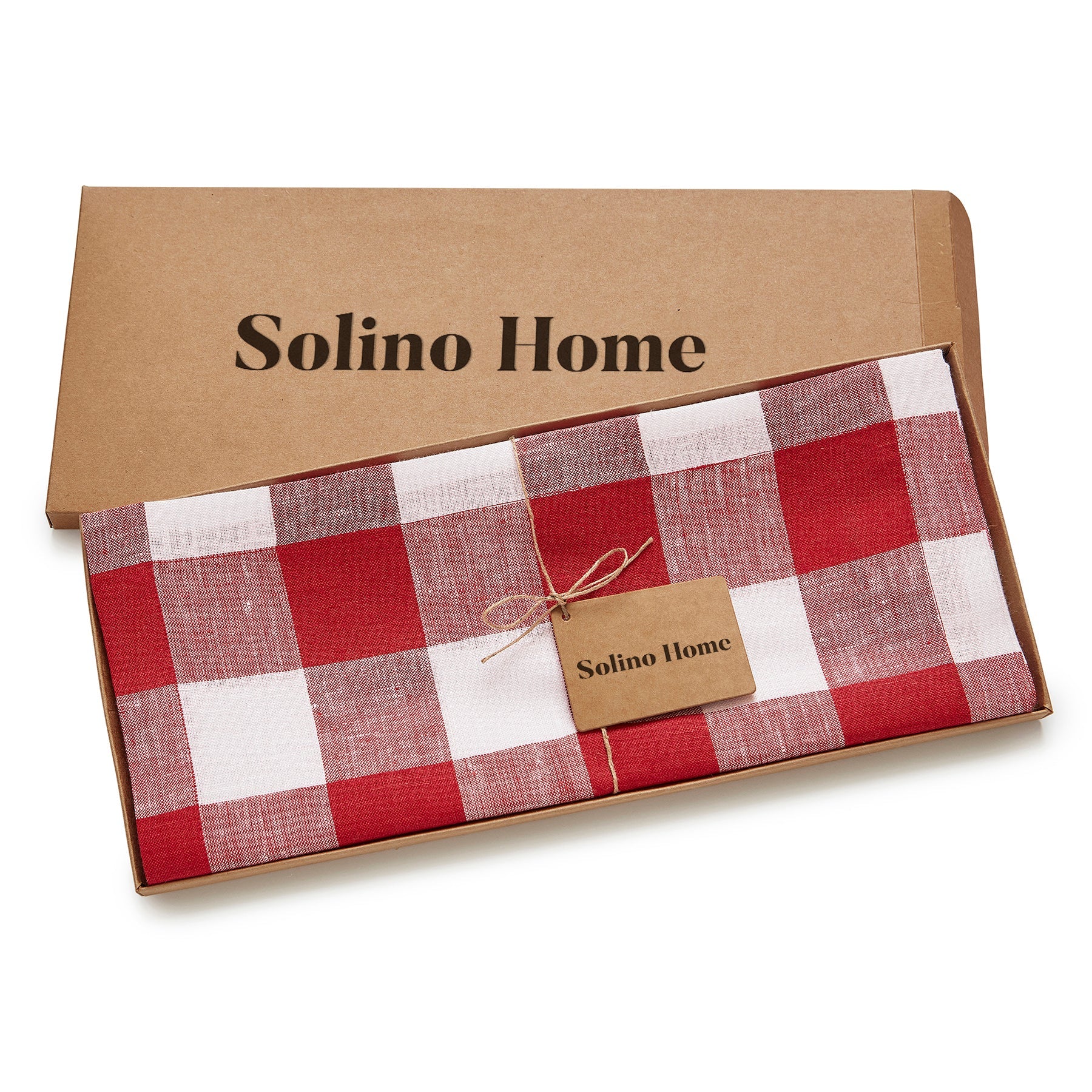 Buffalo Check Table Runner - Red and Black Plaid Cotton Table Decor for Farmhouse, Rustic & Holiday Dining - Perfect for Christmas, Thanksgiving & Everyday Use
