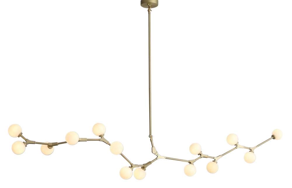 Stylish Gold Iron and White Glass Bulbs Pendant Lamp - Perfect for Dining Room, Kitchen Island, or Bedroom Lighting Decor