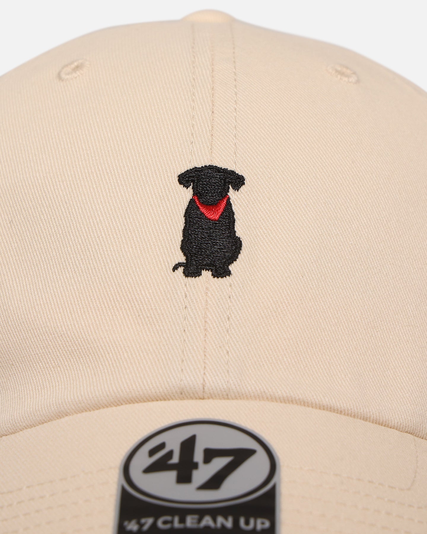 47 Brand Black Labrador 'Dog Collection' 47 Clean Up Strapback Natural Hat - Adjustable Snapback Cap for Dog Lovers, Outdoor Activities & Casual Wear