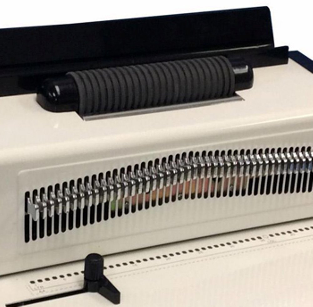 Optimus-46i 4:1 Pitch Coil Binding Machine for Documents, Books & Reports - Perfect for Office, School & Home Use
