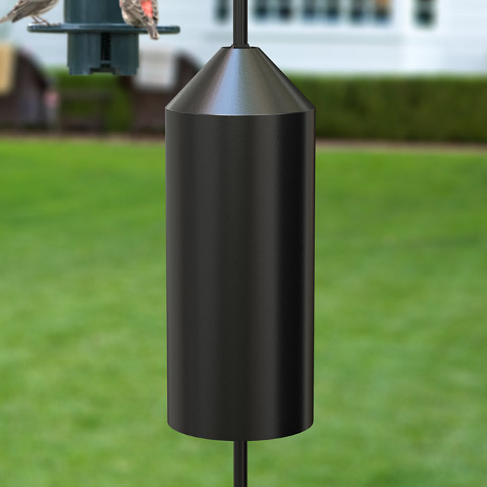Premium Two-Piece Torpedo Squirrel Baffle - Effective Squirrel Deterrent for Bird Feeders & Gardens - Protect Your Outdoor Space from Pests