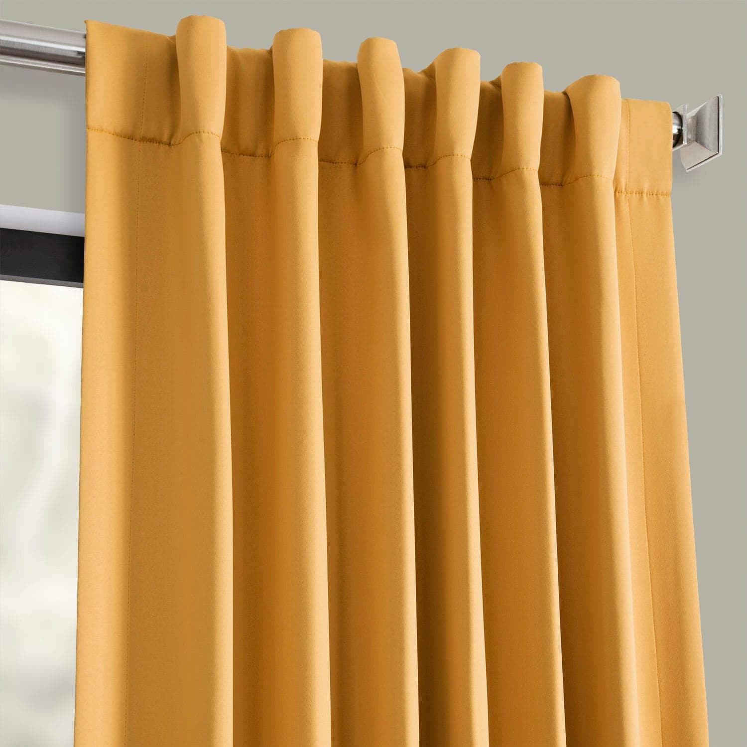 Blackout Curtains for Bedroom - Marigold Room Darkening Window Drapes for Better Sleep & Privacy - Perfect for Nursery, Home Theater, and Shift Workers