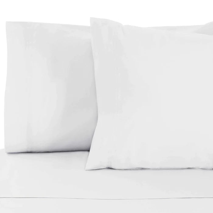 300 Thread Count Bamboo Rayon 2-Piece Pillowcase Set - Ultra Soft & Breathable Bedding for Side Sleepers & Hot Sleepers