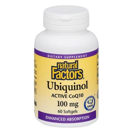 Ubiquinol Active CoQ10 100mg Softgels - Premium Antioxidant Supplement for Heart Health & Energy Support - Ideal for Adults Seeking Cellular Protection & Vitality Boost