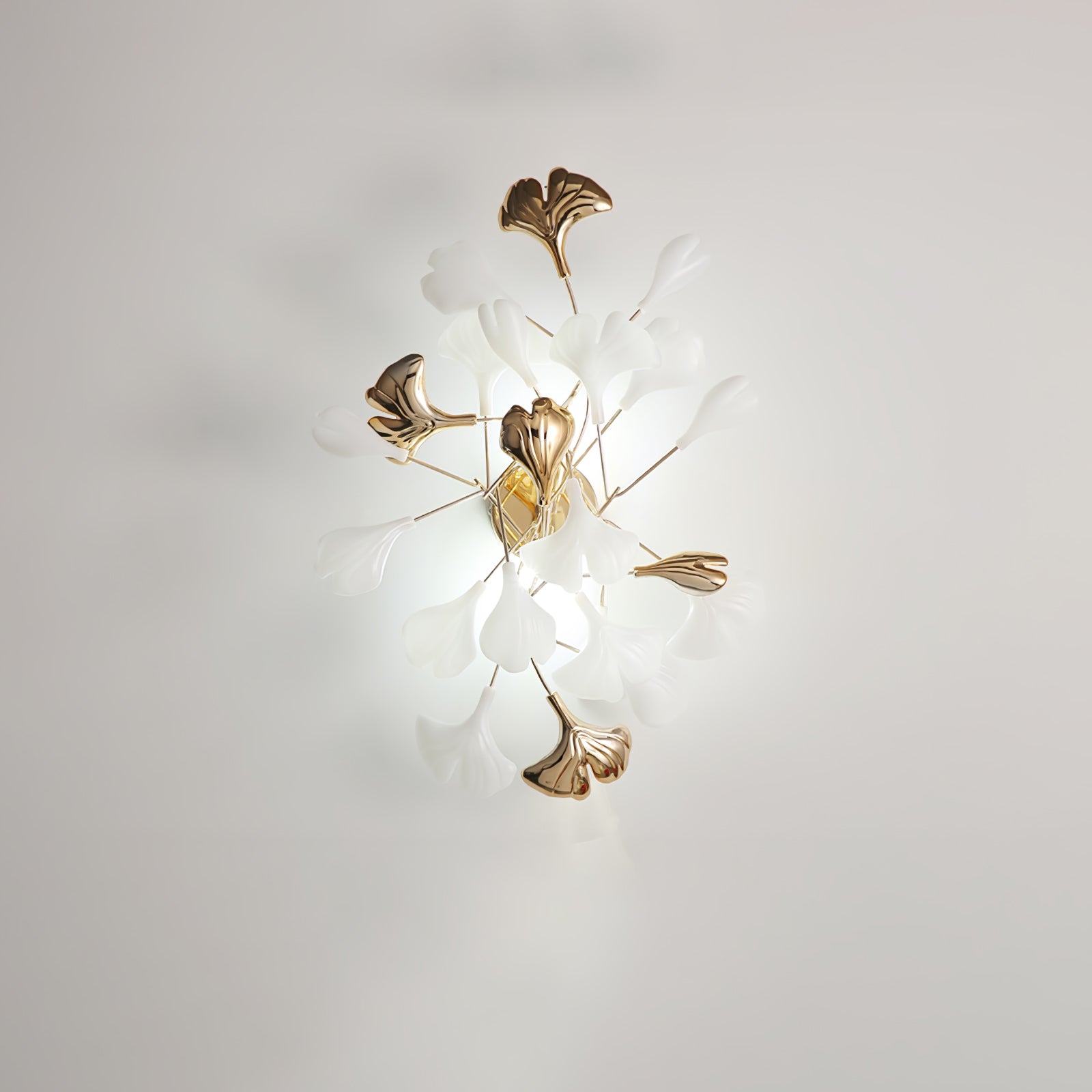 Modern Ginkgo Leaf Wall Lamp - LED Night Light for Bedroom, Living Room & Hallway - Decorative Lighting for Home & Office - Energy Efficient & Stylish Design