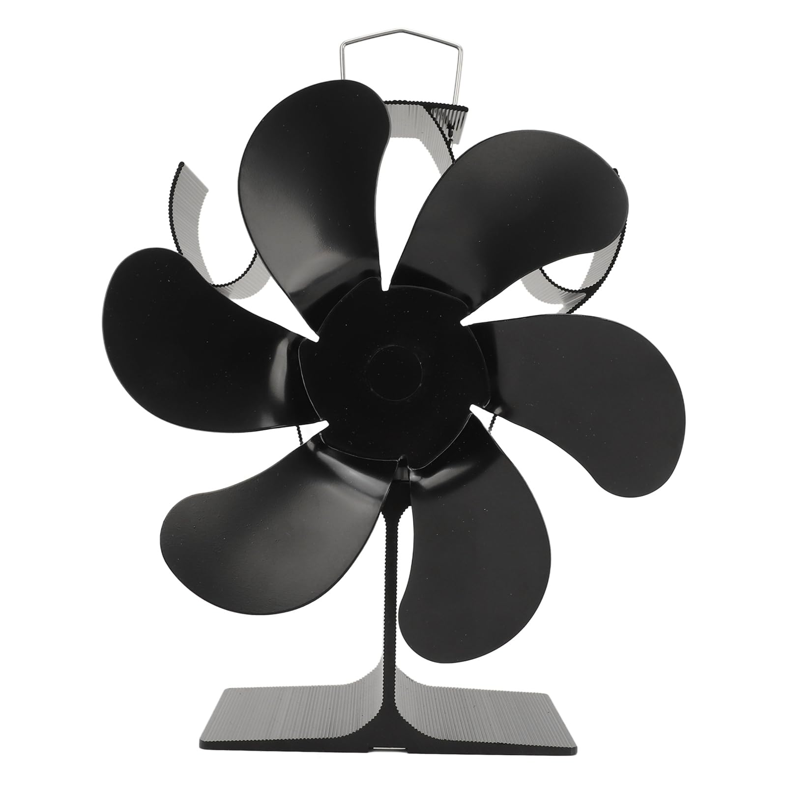 Wood Stove Fan Heat Powered - Ultra Quiet 6 Blade Non-Electric Fireplace Fan, Eco-Friendly Mini Aluminum Stove Top Thermal Fan for Wood Burning Stoves & Gas Fireplaces - Perfect for Home Heating, Cabin Warmth & Energy Efficiency