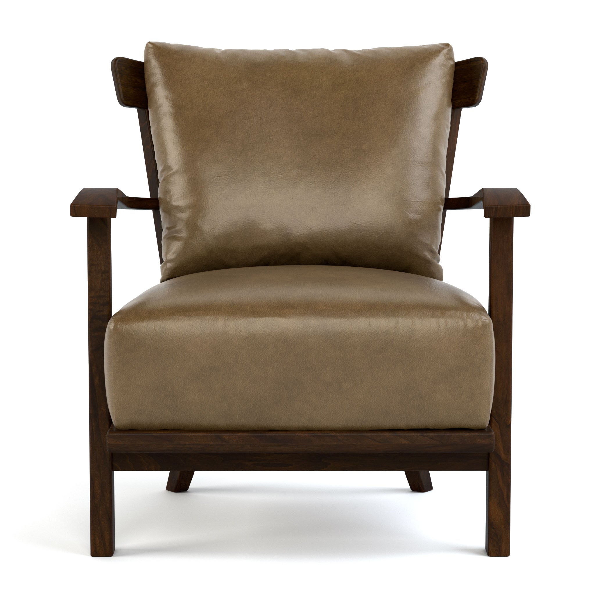 Premium Hudson Valley Solid Wood Frame Chair - Handcrafted Rustic Dining & Living Room Furniture for Home Decor
