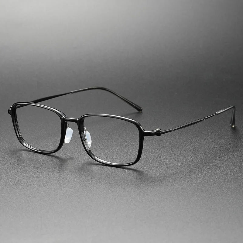 Unisex Full Rim Square Titanium Acetate Eyeglasses 8632 - Lightweight Durable Frames for Work, Reading & Fashion | Aimee Eyewear