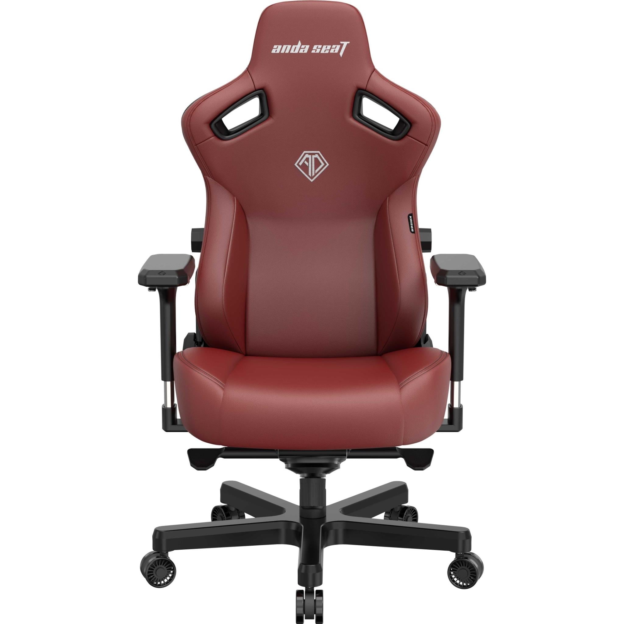 Anda Seat Kaiser 3 Series XL Premium Ergonomic Gaming Chair - Maroon Red for PC, Console & Office Use - Heavy Duty Racing Style with Lumbar Support