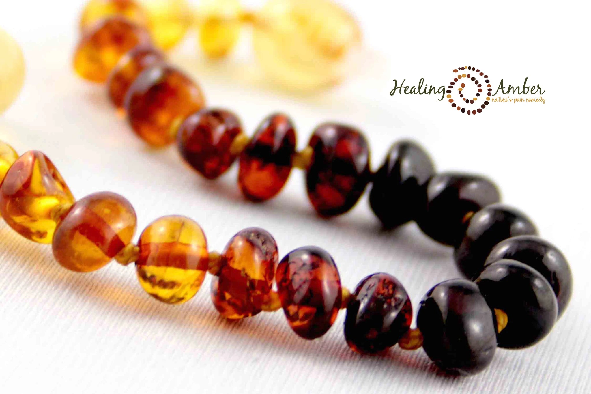 Natural Baltic Amber Teething Necklace for Babies & Kids - Pain Relief for Teething & Soothing Discomfort - Perfect for Infants, Toddlers & Teens - Ideal for Home, Travel & Everyday Wear