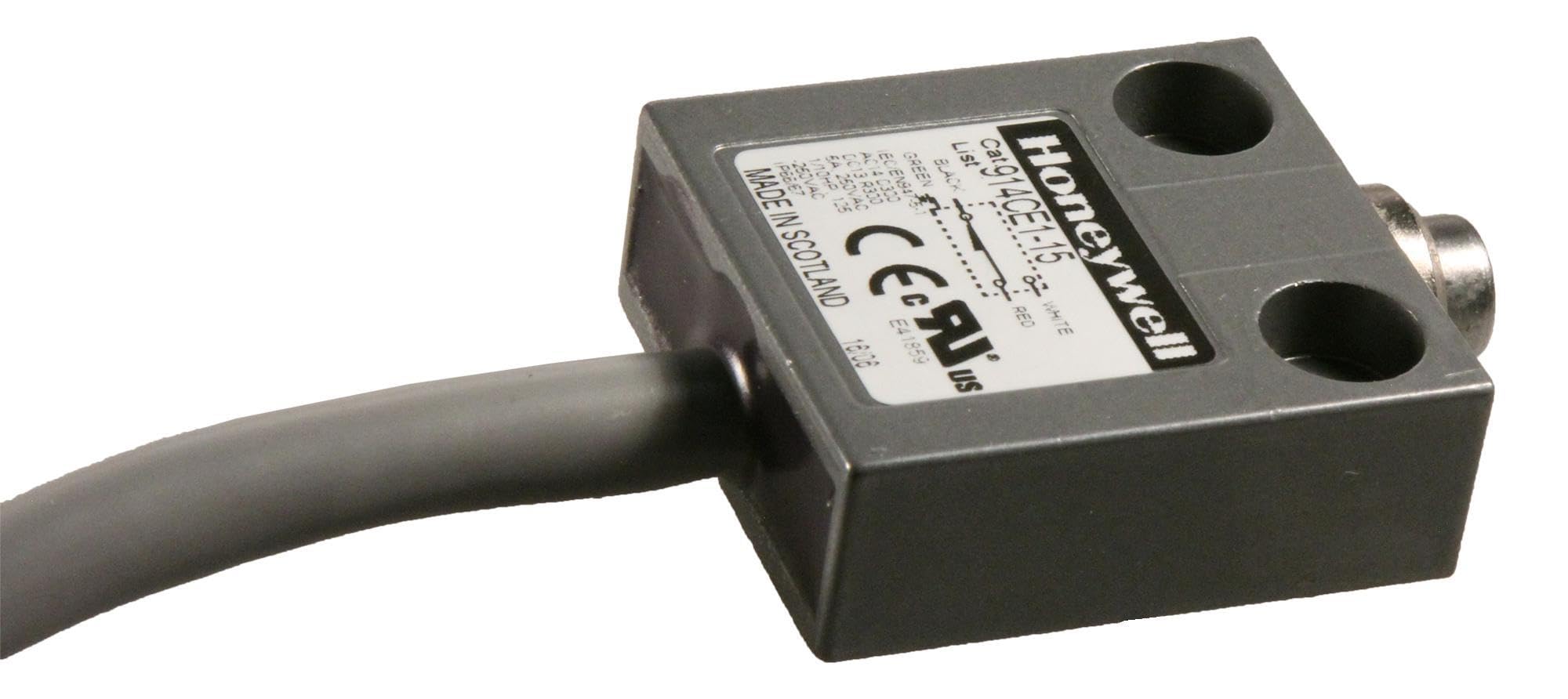 Honeywell 914CE1-15 MICRO SWITCH Compact Limit Switch - Electromechanical Switch for Industrial Automation, Robotics & Safety Equipment | Durable Micro Switch for Control Systems & Machinery