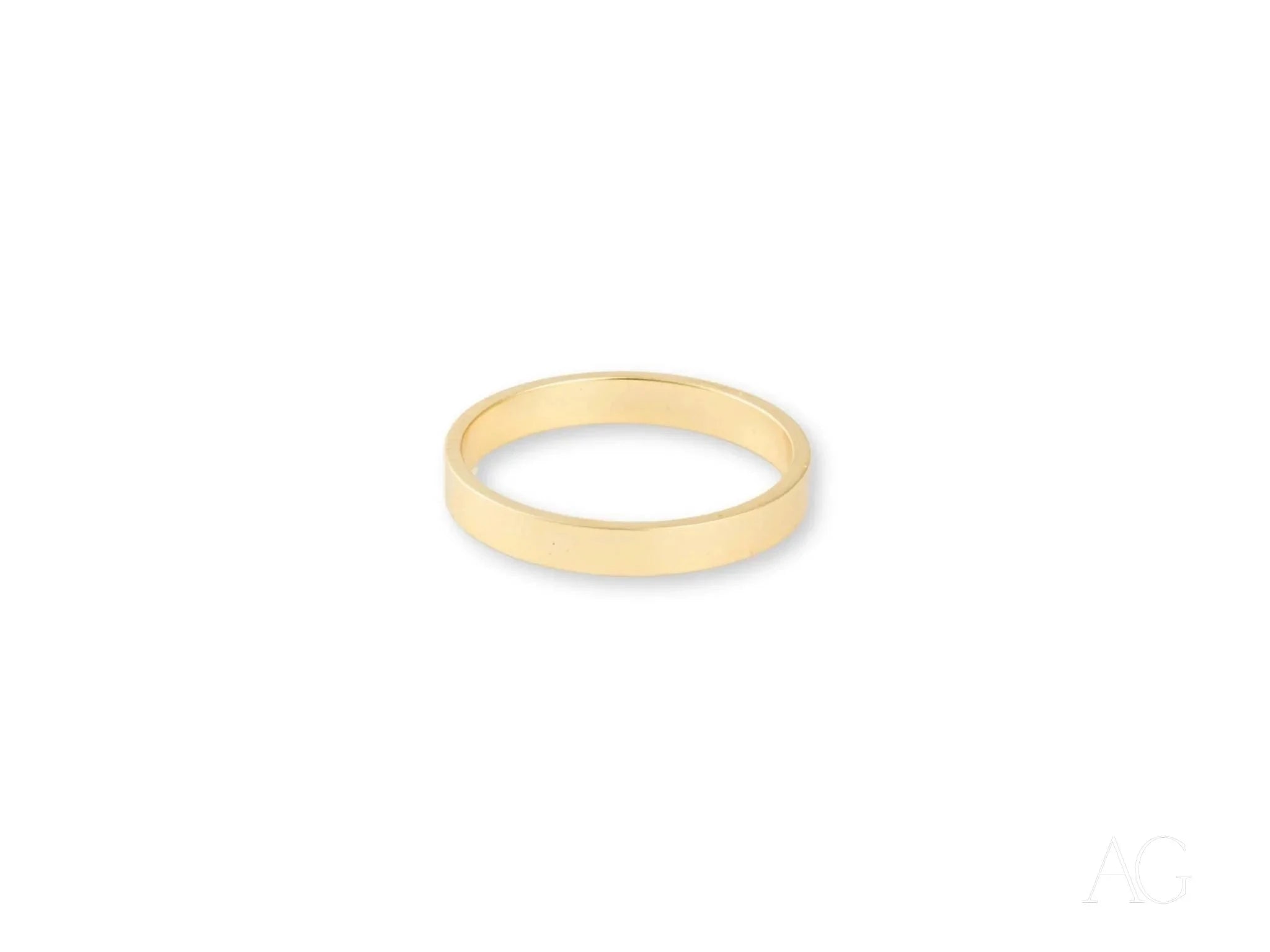 18k Yellow Gold Wedding Bands for Women & Men - Classic Timeless Design for Eternal Love - Perfect for Engagement, Anniversary & Vow Renewal Ceremonies