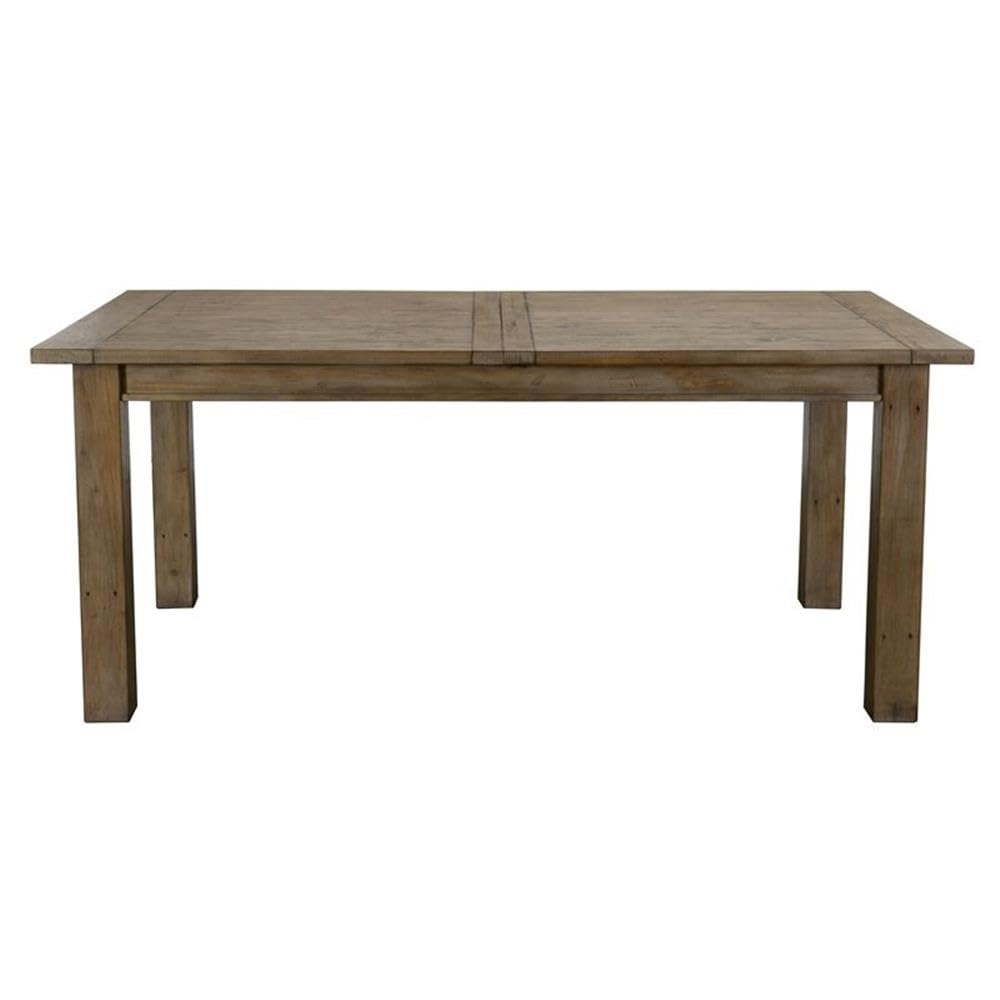 Kosas Home Driftwood Dining Table - Desert Gray Finish | Rustic Farmhouse Style Dining Room Table for Kitchen & Dining Area