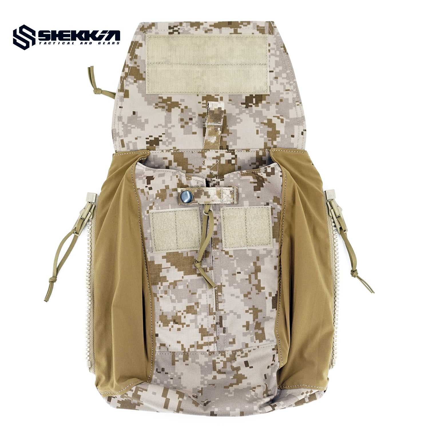 Multicam Pack Zip-On Panel 1.0 - Tactical Backpack Accessory for Outdoor Adventures, Hiking & Military Use