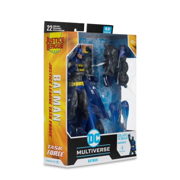 Batman Justice League Task Force DC Multiverse 6-Inch Action Figure - Collect to Build Darkseid - Premium Collectible for DC Fans - Perfect for Display, Gifts & Comic Book Collections