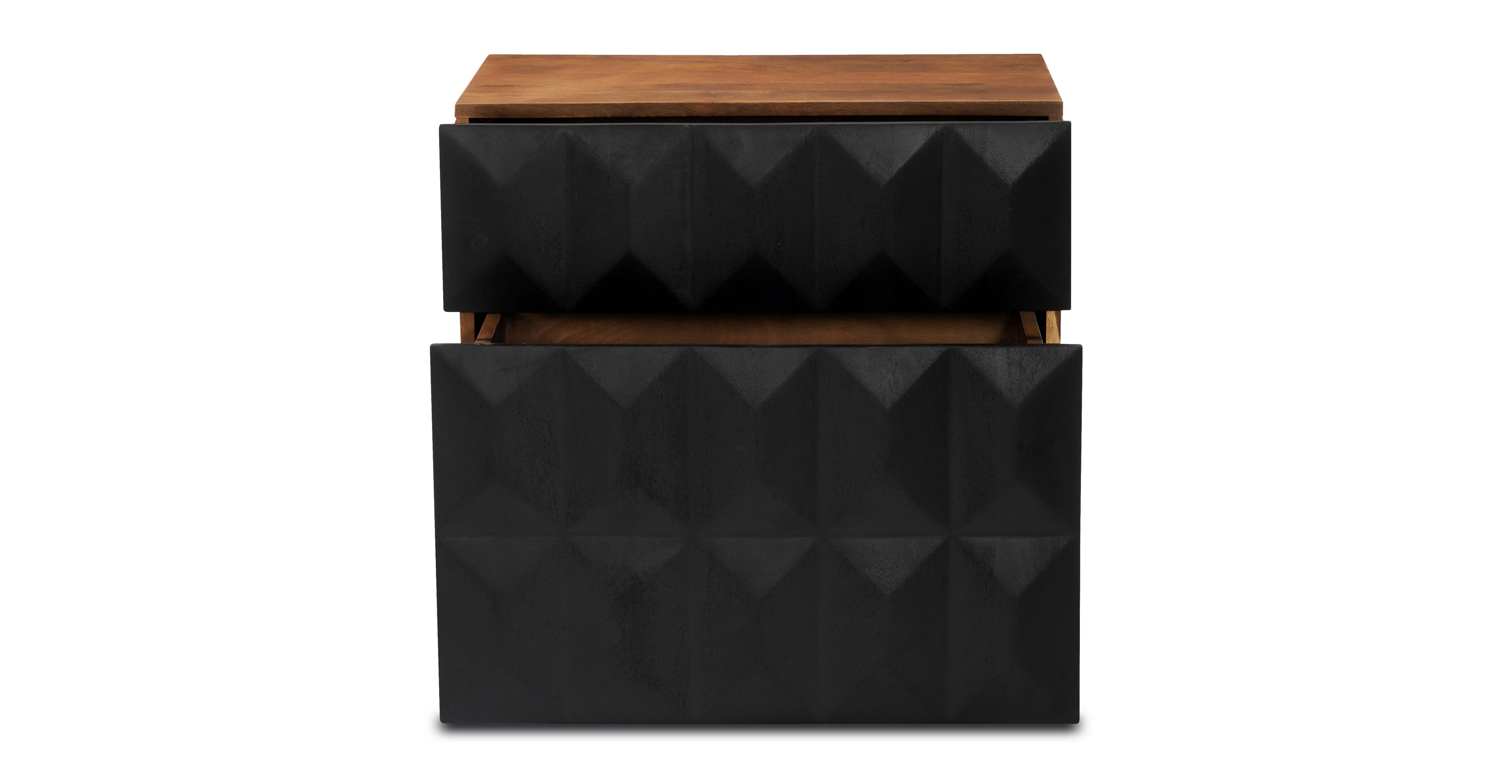 Modern Nightstand with USB Ports - Bedside Table with Storage Drawer for Bedroom, Living Room, or Office - Perfect for Charging Devices and Organizing Essentials