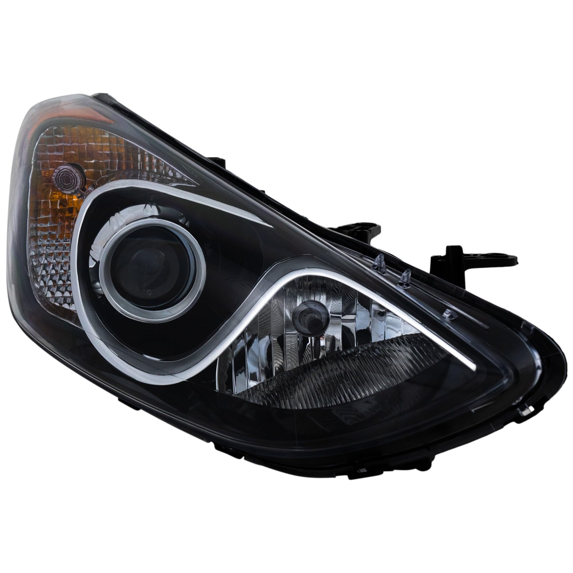 Go-Parts - Replacement Headlight Assembly for Hyundai Elantra GT 2013-2017, Right Passenger Side Halogen Headlamp - Perfect for Night Driving & Enhanced Visibility