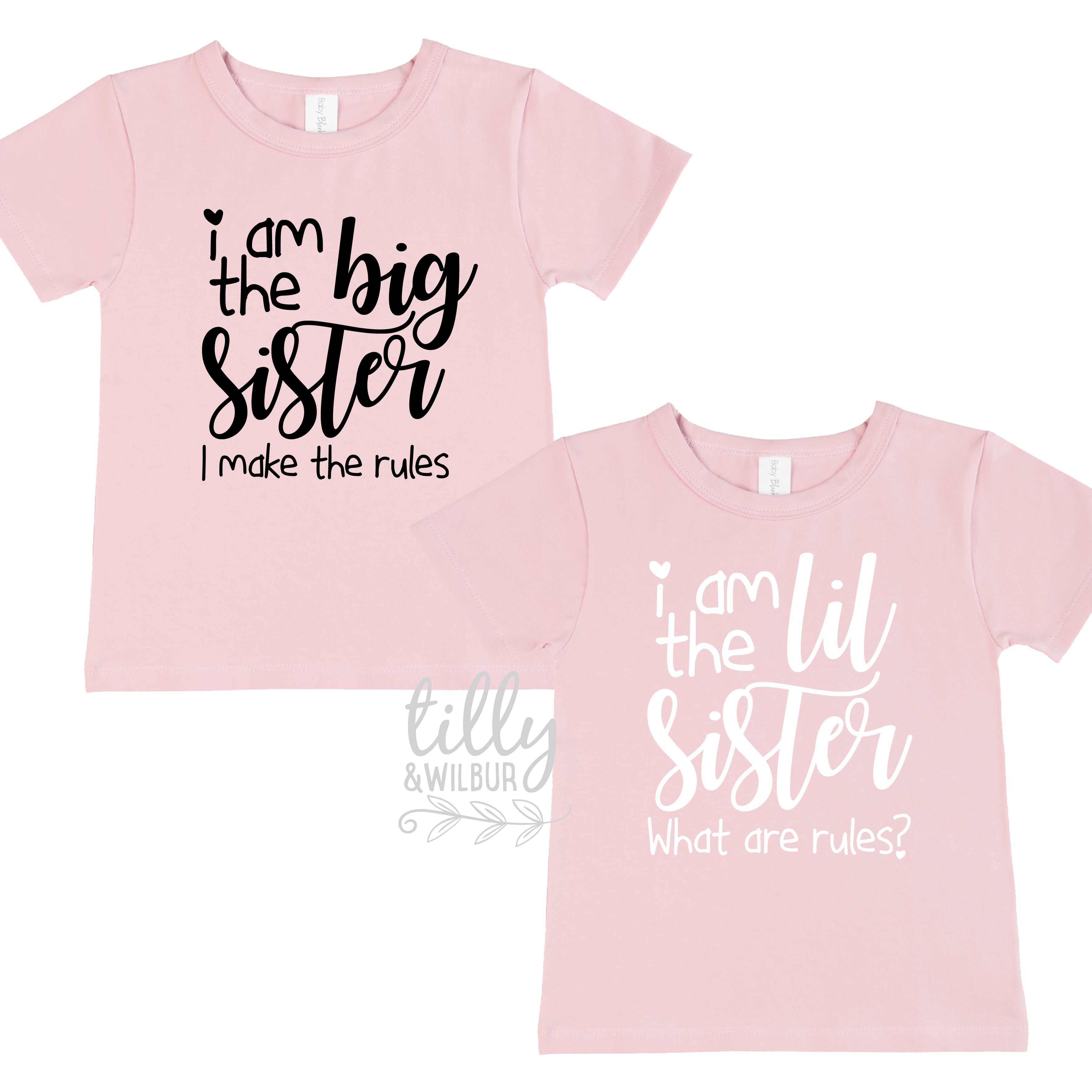 Big Sister Little Sister Matching Outfits - Cute Coordinating Sister Sets for Family Photos & Special Occasions