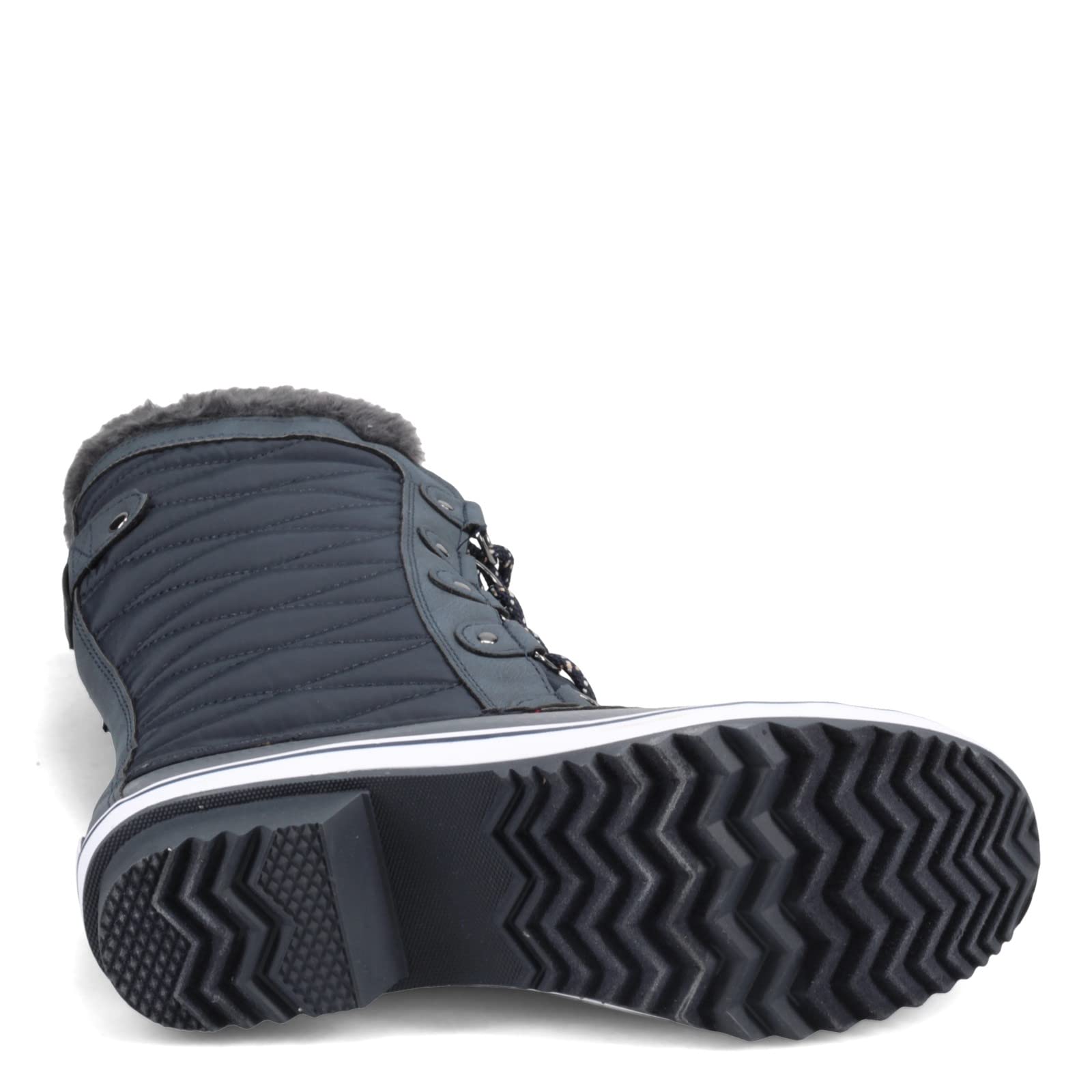 JBU by Jambu Women's Waterproof Winter Boots - Slip Resistant, Insulated Cold Weather Shoes for Snow & Rain, Comfortable Ankle Booties, Blue, Size 8.5 | Perfect for Hiking, Walking Dog & Outdoor Activities
