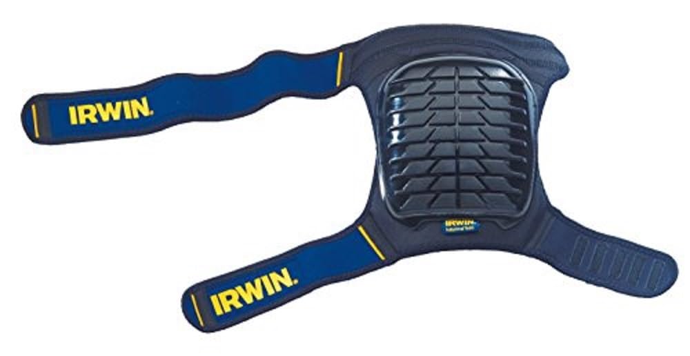 Professional Wide Body Knee Pads by Irwin Tools - Heavy Duty Work Protection for Construction, Flooring & Gardening