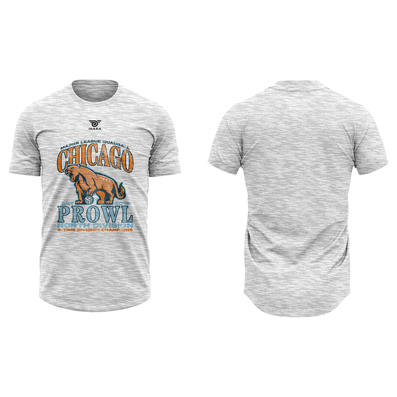 Chicago Prowl Vintage Jersey White - Retro Basketball Shirt for Men - Perfect for Game Day, Streetwear & 90s Fashion Outfits