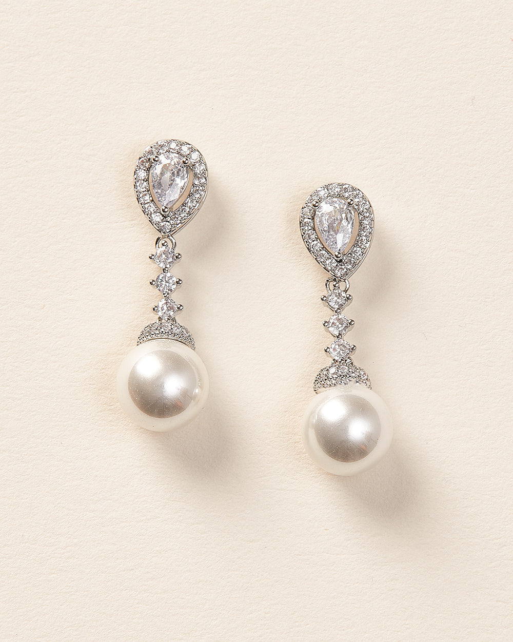Elegant Audrey Pearl Earrings for Women - Classic & Timeless Jewelry Gift for Her | Perfect for Weddings, Parties & Everyday Wear