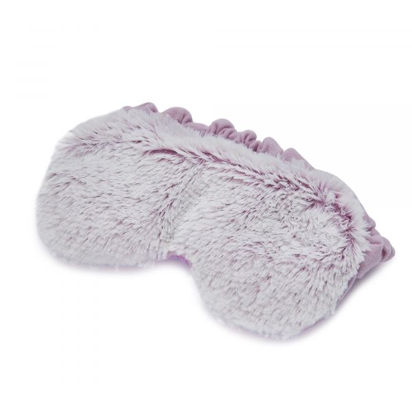 Luxury Heated Marshmallow Pink Eye Mask for Sleep & Relaxation - Soft Comfort for Stress Relief, Travel & Spa Use