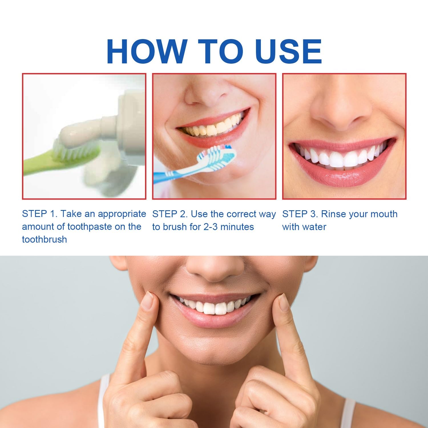 SP-6 Probiotic Whitening Toothpaste - Fluoride-Free, Stain Removing, Fresh Mint Flavor for Fresh Breath & Teeth Health (2 Pack) - Perfect for Daily Oral Care & Bright Smile Maintenance
