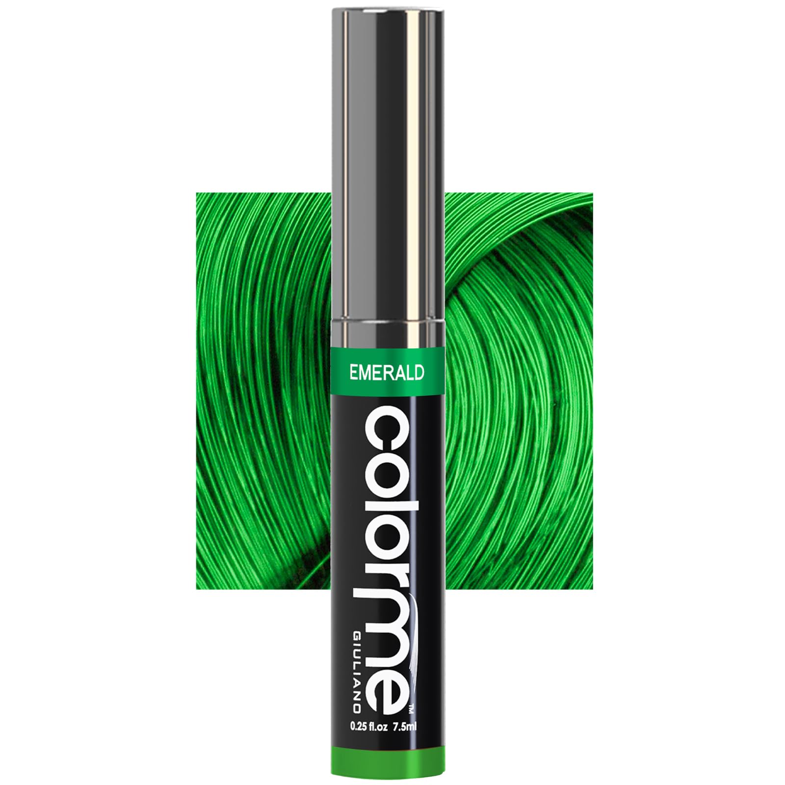 Colorme Root Touch Up Temporary Hair Mascara - Semi-Permanent Hair Color for Roots & Gray Coverage - Emerald Green Hair Dye - Washes Out Easily - Perfect for Quick Touch-Ups Between Salon Visits & Special Occasions